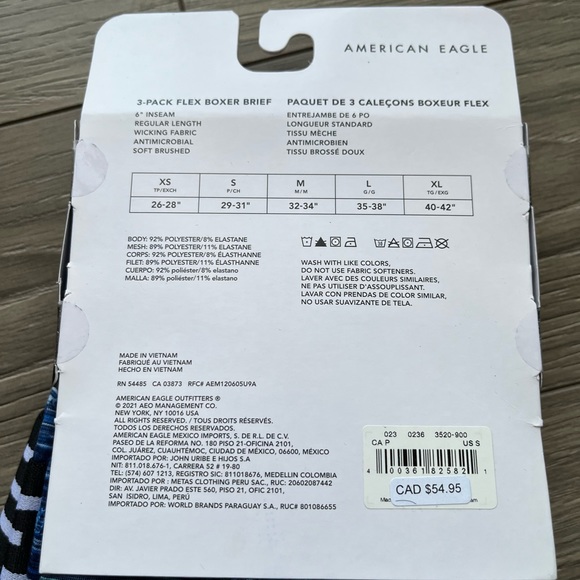 NWT : American Eagle boxer brief 3-pack - Picture 3 of 3